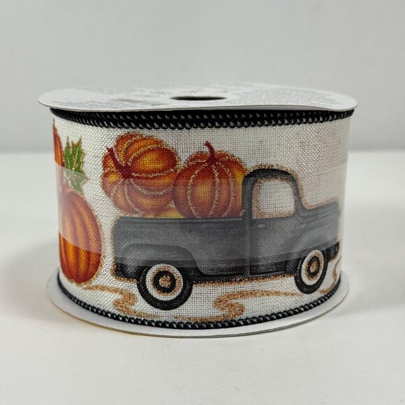 Lot Ribbon Fall Autumn Pumpkins Burlap Harvest - Picture 16 of 16